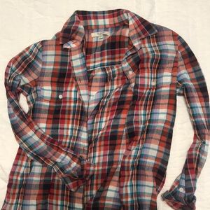 Like new Madewell lightweight flannel shirt.
